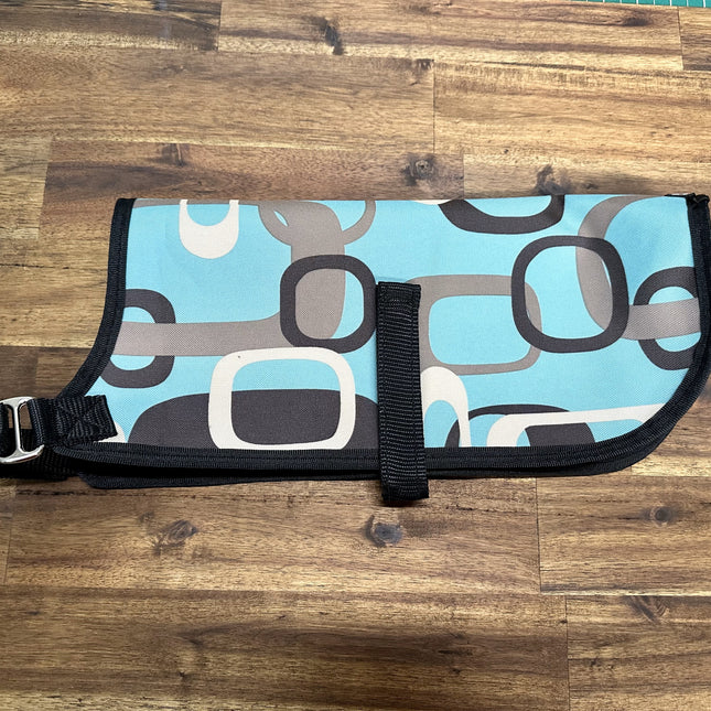 Retro Blue Winter Jacket image 0