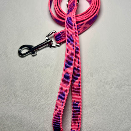 Puppy/Small Dog Pink Camo 1.2m x 15mm Lead image 0