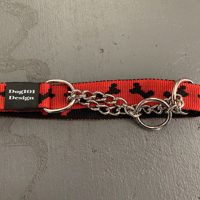 Martingale Black Bone -Red Collar image 0