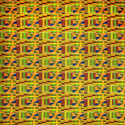 Training Mat - American Canvas - Kente Yellow Square image 0