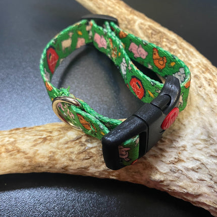 Farm Animals Webbing Collar (Small/Puppy) image 0