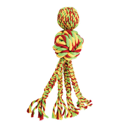 KONG® Wubba Weaves w/Rope Assorted Sm image 2