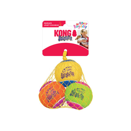 KONG® SqueakAir® Birthday Balls Md image 0