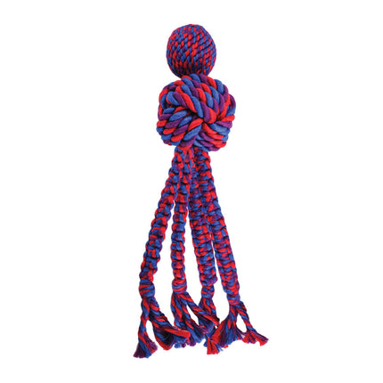 KONG® Wubba Weaves w/Rope Assorted Sm image 1