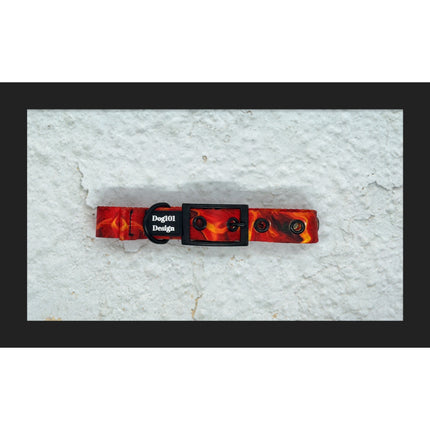 Flames Buckle Collar image 0