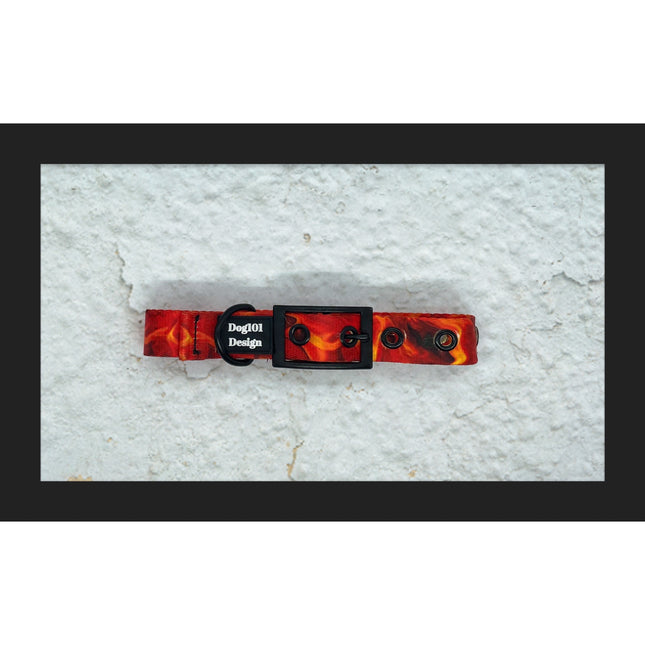 Flames Buckle Collar image 0