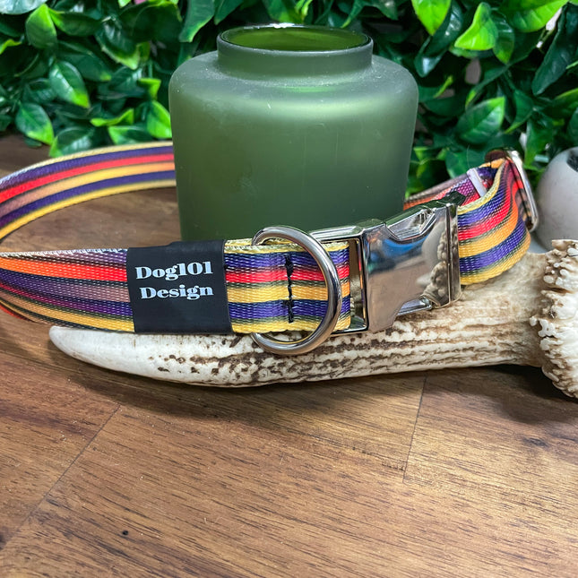 Stripe Metal Clip Collar image 1