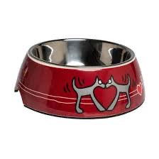 Rogz Bubble Bowl - Red Heart image 0