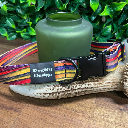 Stripe Metal Clip Collar image 0