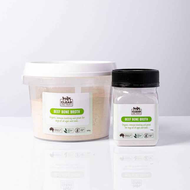 100g - Organic Bone Broth for Dogs – Beef image 0
