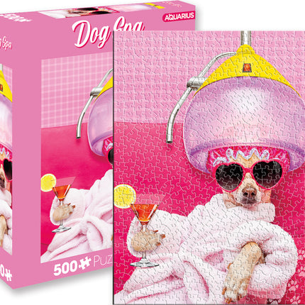 Dog Spa - 500 piece jigsaw puzzle image 0