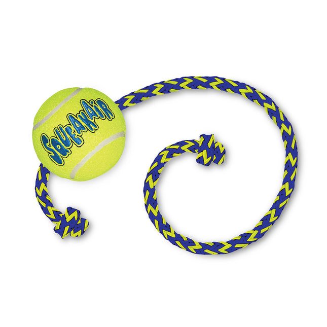 KONG® SqueakAir® Ball w/Rope Md image 1