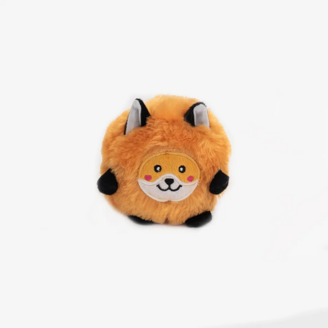 Zippy Paws Bushy Throw Fox image 1